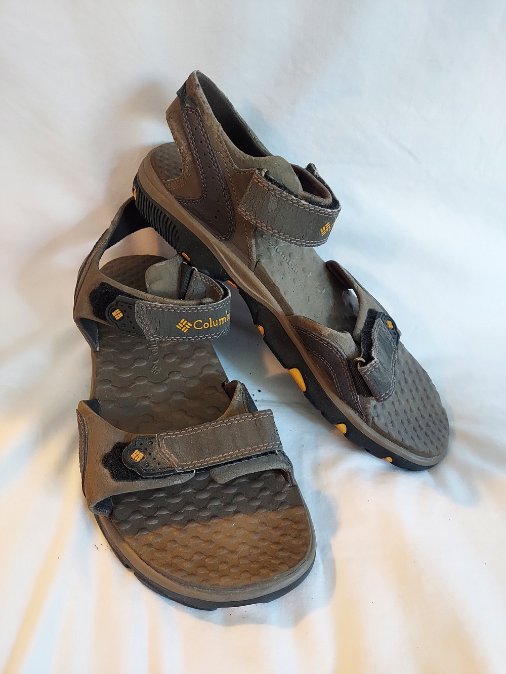 Columbia Mens Riptide Fisherman Hiking Sandals Brown Size 7